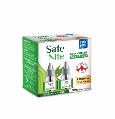 SAFE NITE HERBAL LIQUID VAPORISER TWIN PACK 